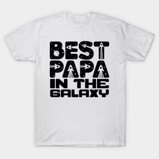 Best Papa In The Galaxy T-Shirt